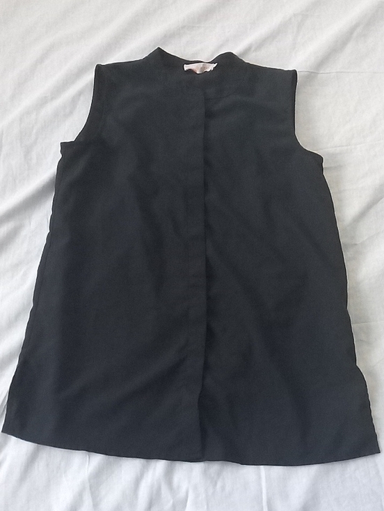 Tory Burch Tops - Tory Burch Women's Blue Sleeveless Button Down Top Size 2